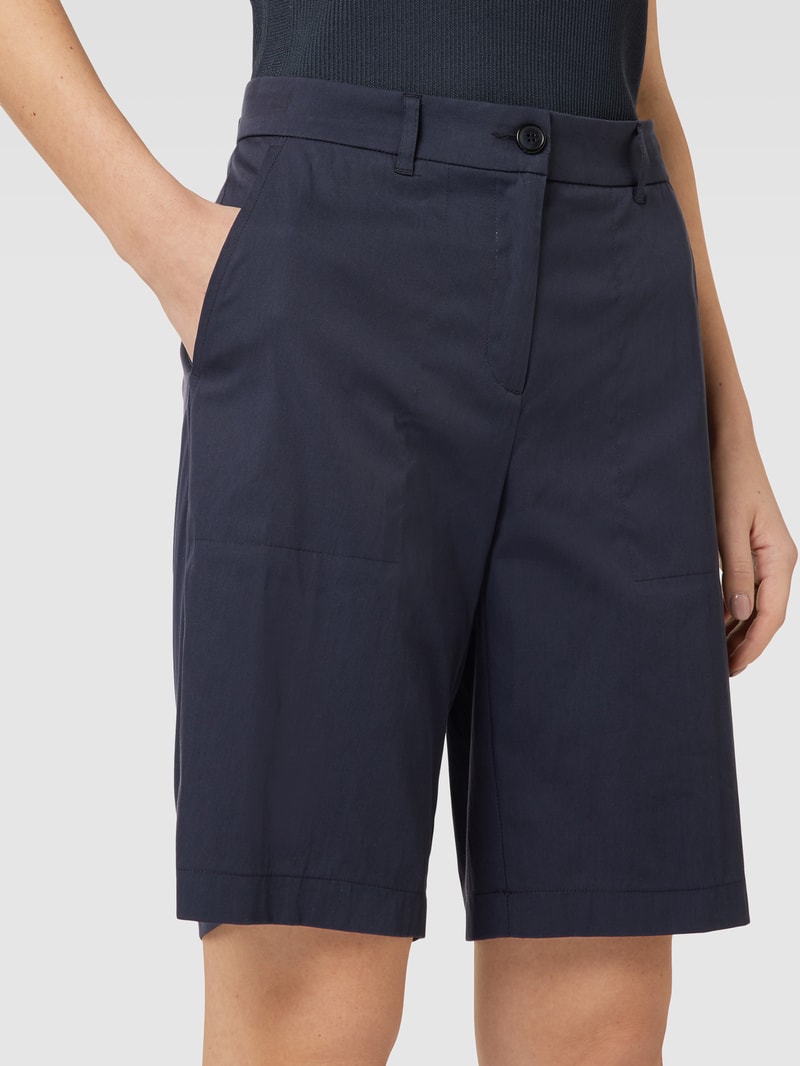 Bermudas mit Eingrifftaschen Modell 'Stella' in marineblau