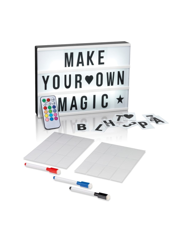 EASYmaxx EASYmaxx LED-Leuchtkasten mit 173 Buchstaben & Symbole inkl. Schreib-Set (3 Stif günstig kaufen onesize