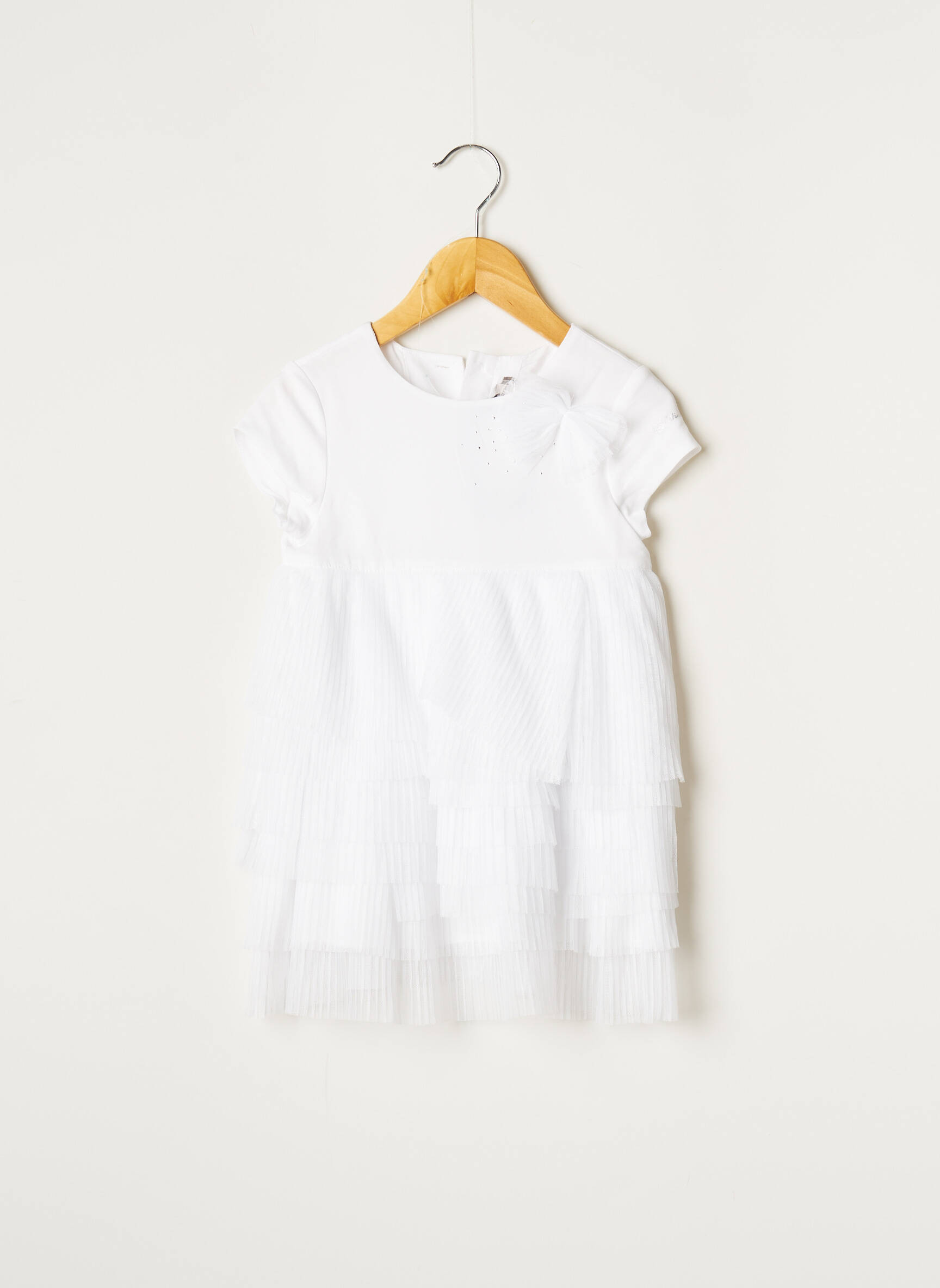 Catimini Robes Mi Longues Fille couleur blanc