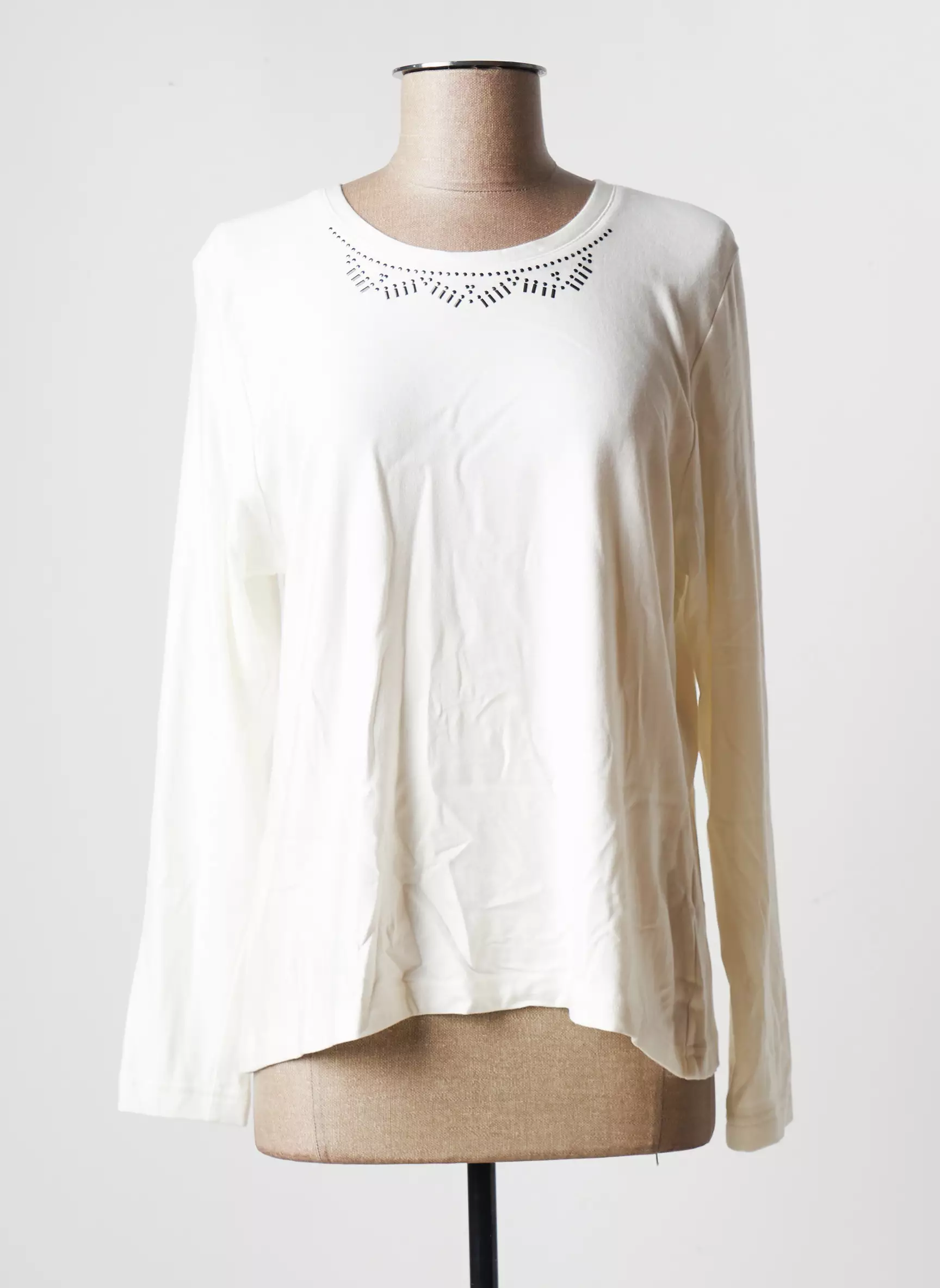 Griffon Tshirts Femme couleur beige