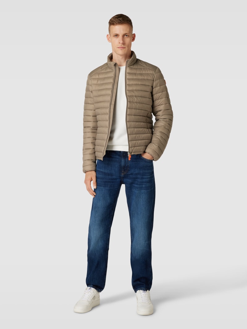 Steppjacke mit Stehkragen Modell 'ALEXANDER' in anthrazit