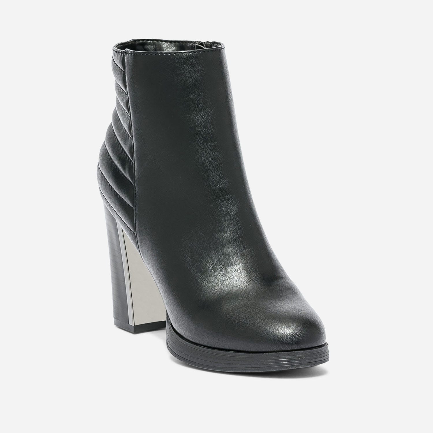 Boots TEXTO noir matelassé
