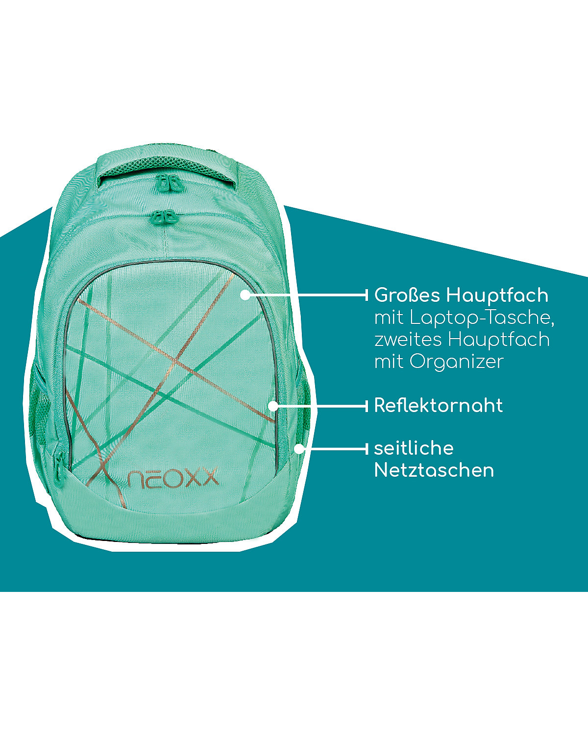 Schulrucksack Fly Mint to be (2023)