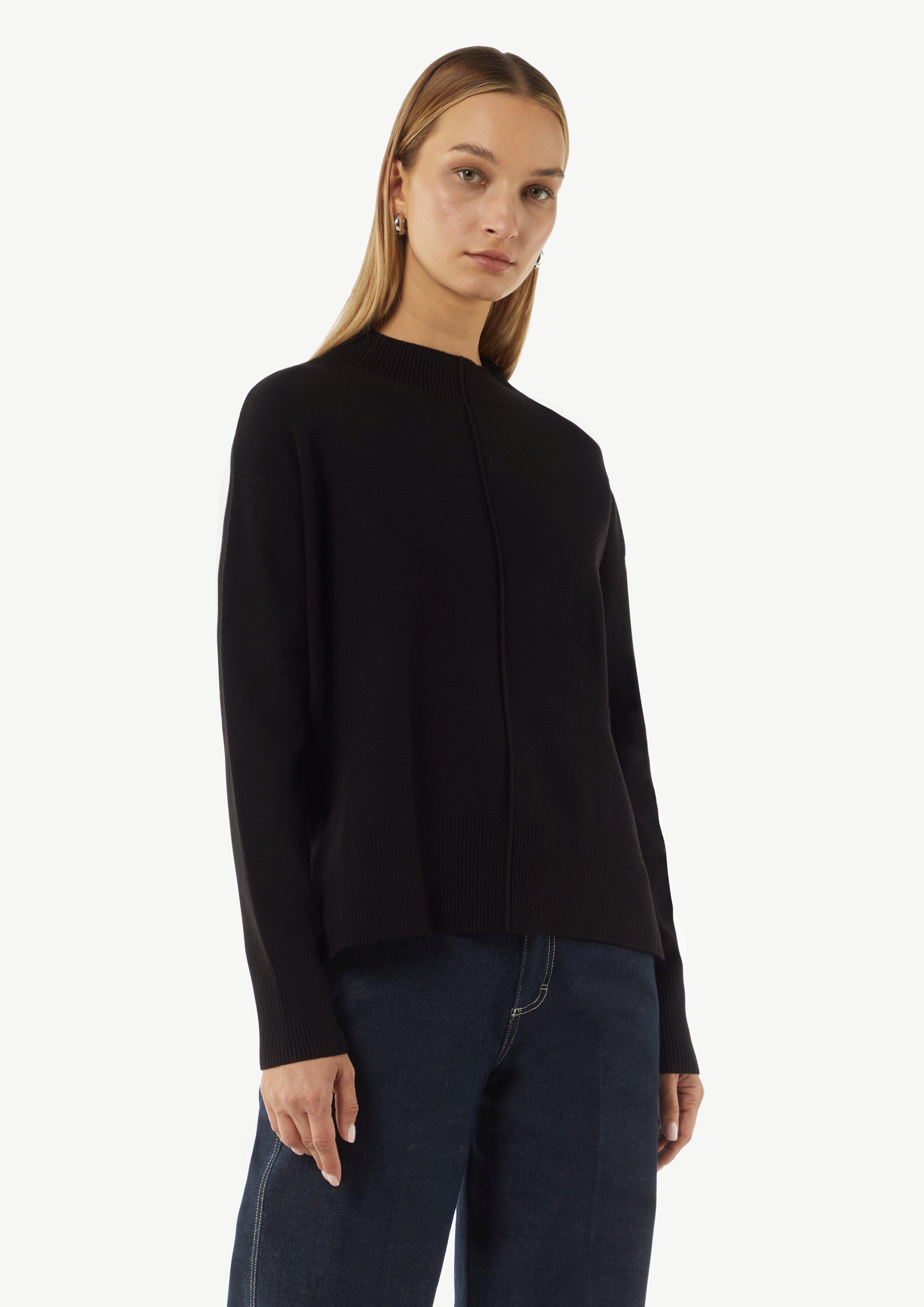 Strickpullover - schwarz