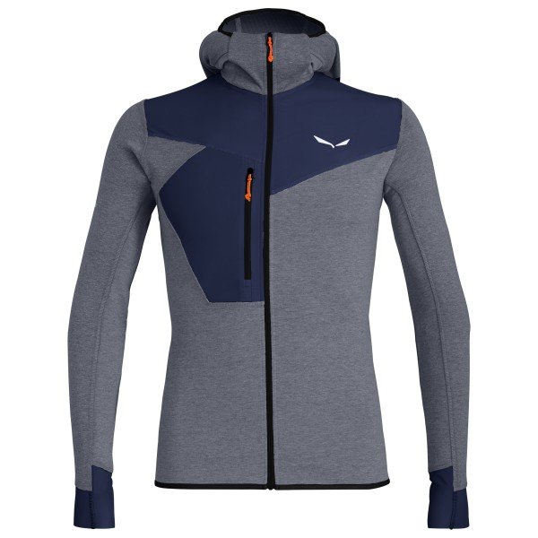 Salewa - Puez 2 Dry L/S Hood Full-Zip Tee - Fleecejacke