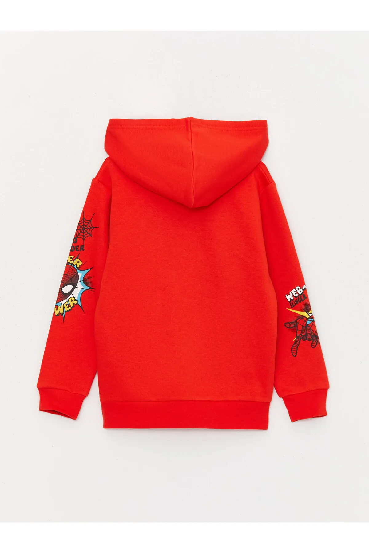LC Waikiki  Langarm-Sweatshirt für Jungen mit Kapuze und Spiderman-Aufdruck und Reißverschluss