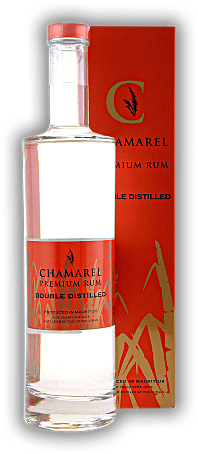 Chamarel Premium Rum Double Distilled Chamarel Premium Rum Double Distilled Im Cognacverfahren destillierter Rum - reichhaltig fruchtig und äußerst sanft. 0,7	 Liter - Vol 44%