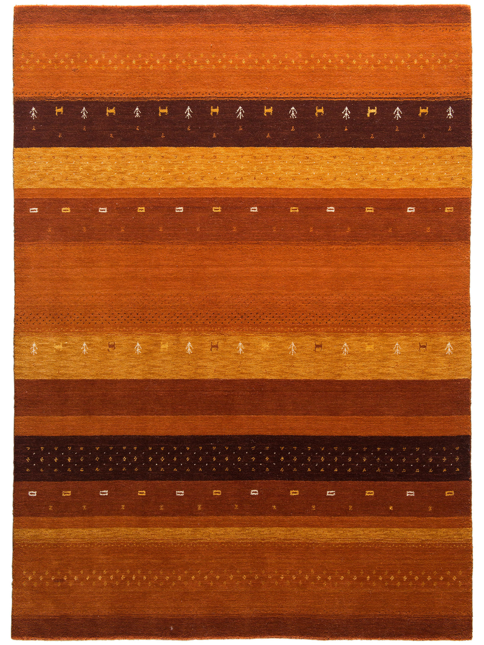 Yellapur Gabbeh-Teppich, Copper