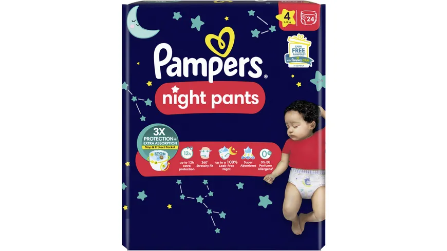 Pampers night pants Gr.4 9-15kg