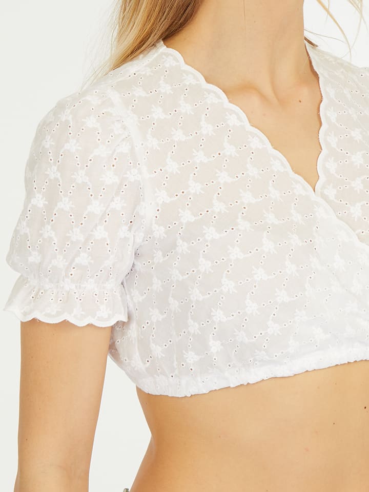 Berwin & Wolff Dirndlbluse in Weiß günstig kaufen