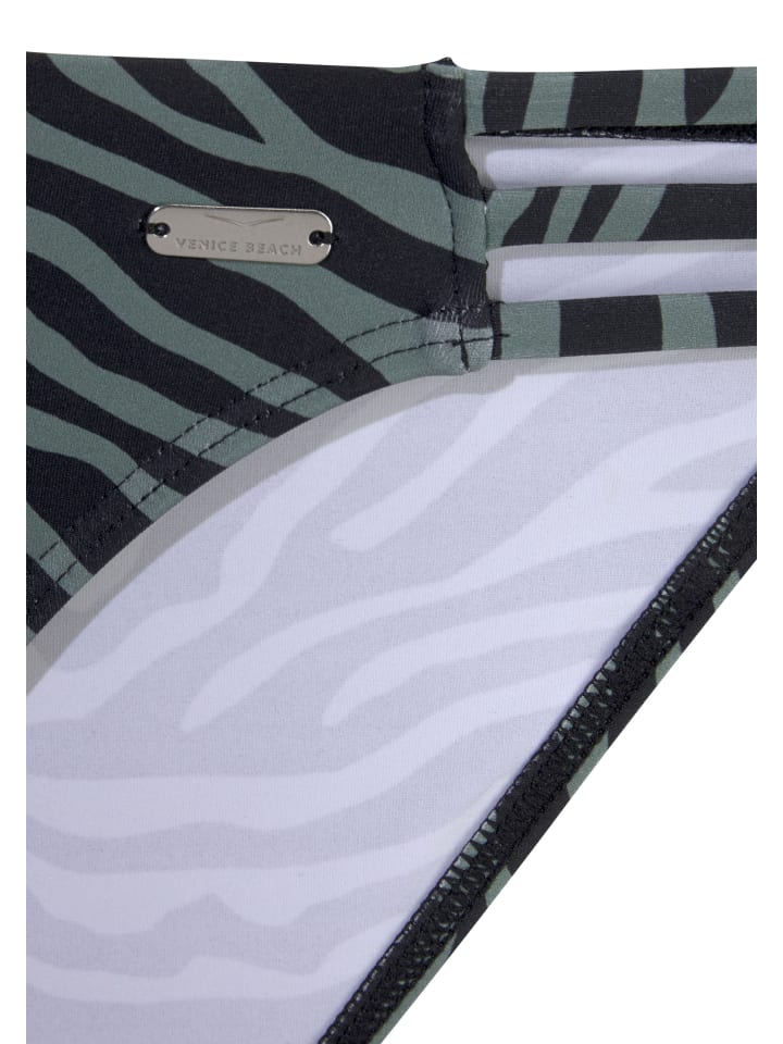 Venice Beach Bikini-Hose in schwarz-oliv günstig kaufen