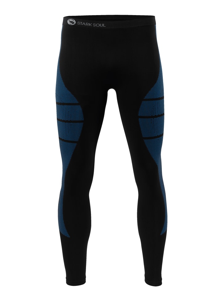 Stark Soul® Skiunterwäsche - Hose Funktionsunterwäsche in schwarz/blau günstig kaufen