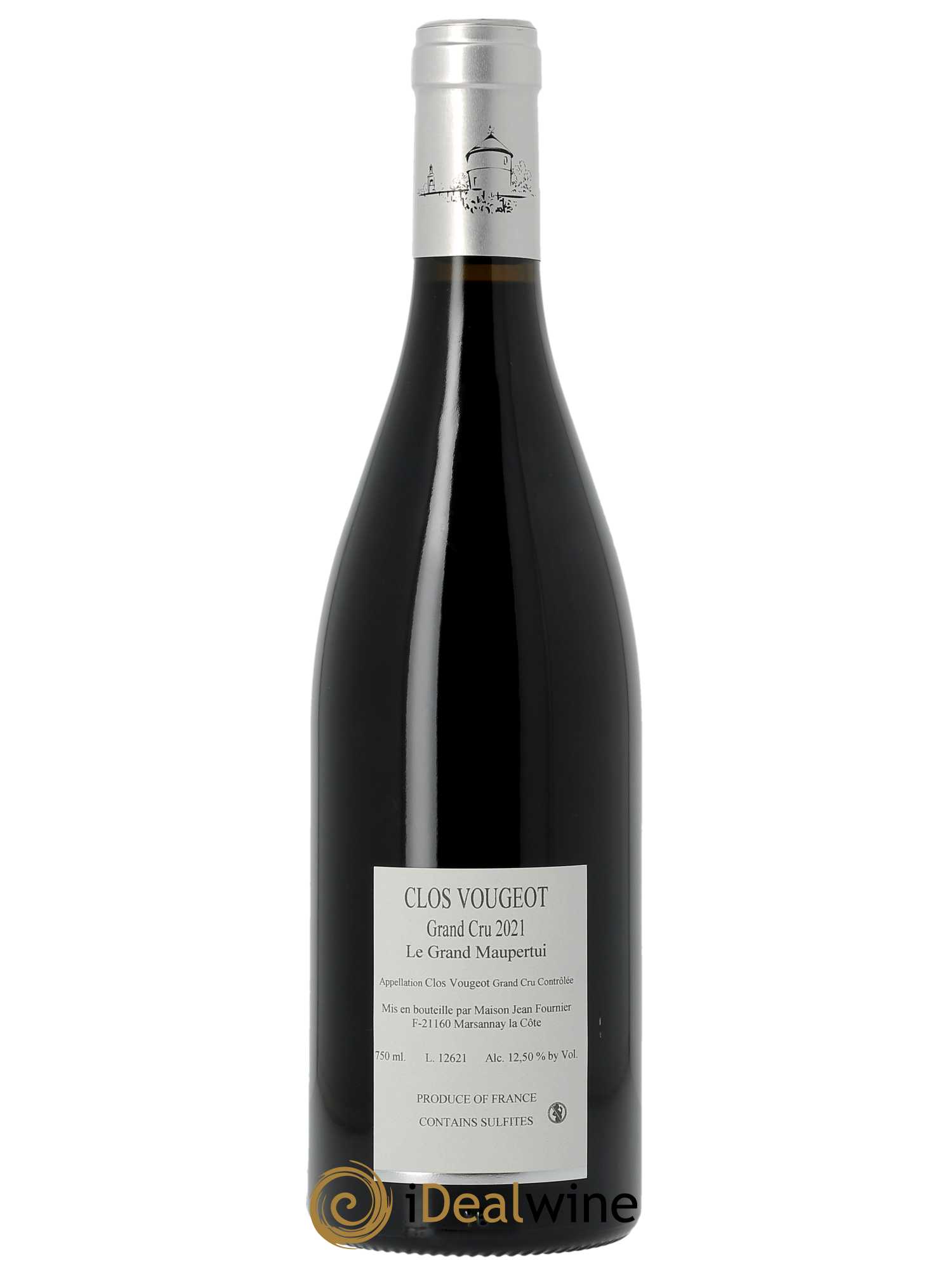 Clos de Vougeot Le Grand Maupertuis Jean Fournier (Domaine)  2021 - Lot de 1 Bouteille