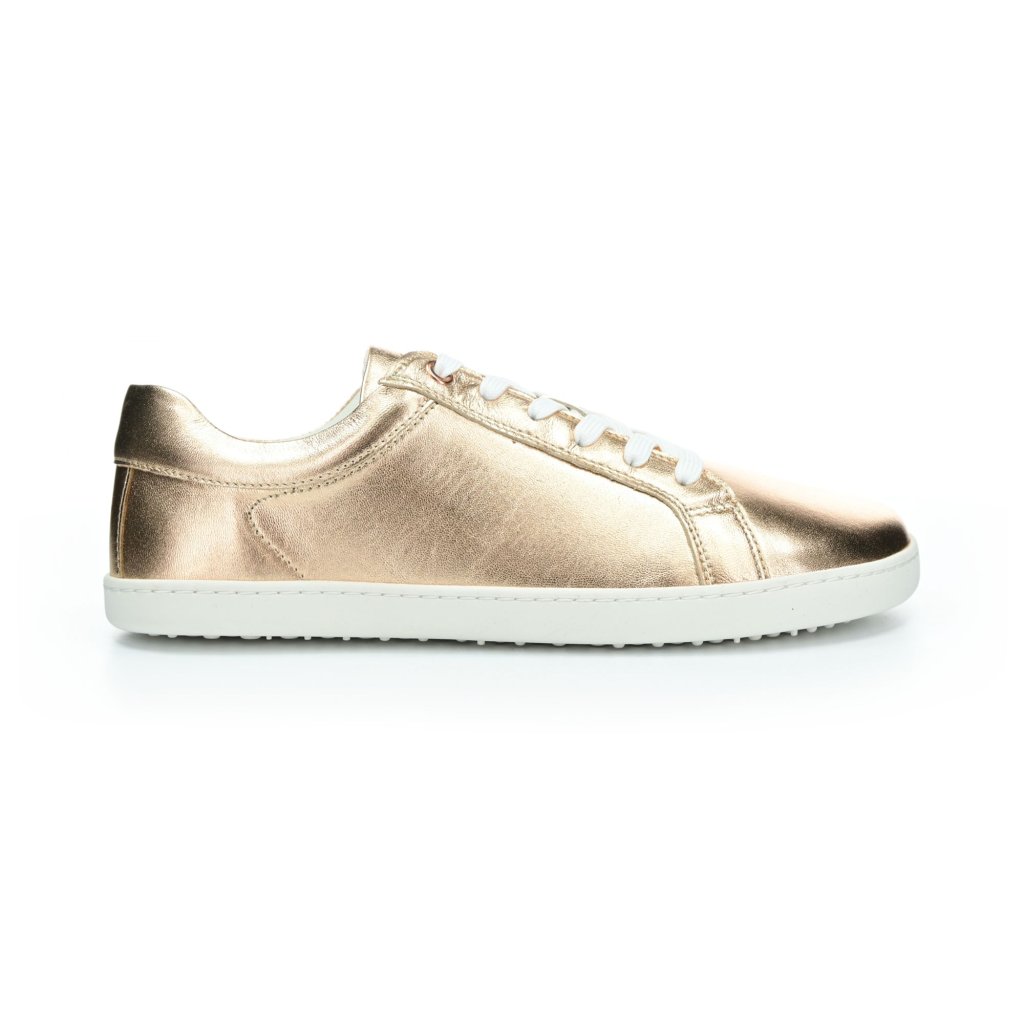 Shapen Feelin Uni Rose Gold Leather Barfuß-Halbschuhe