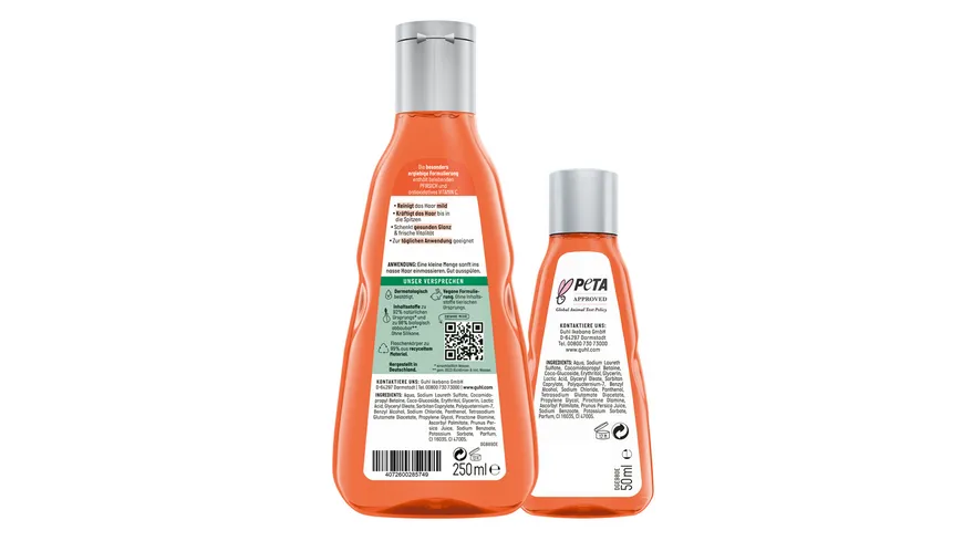 GUHL Frisch & Fruchtig Mildes Shampoo + Mini 300 ml
