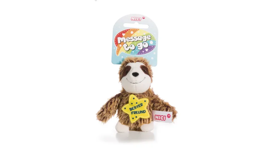 NICI Faultier Bester Freund 8cm mit Loop