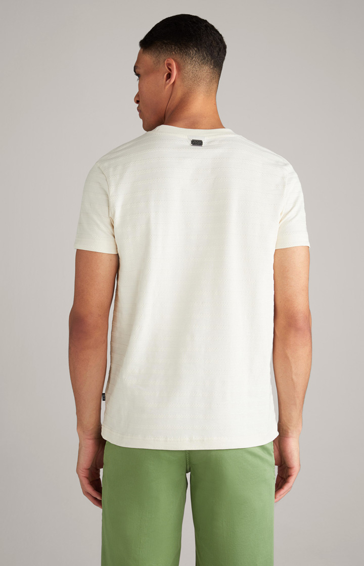 T-Shirt Carisio in Beige gestreift
