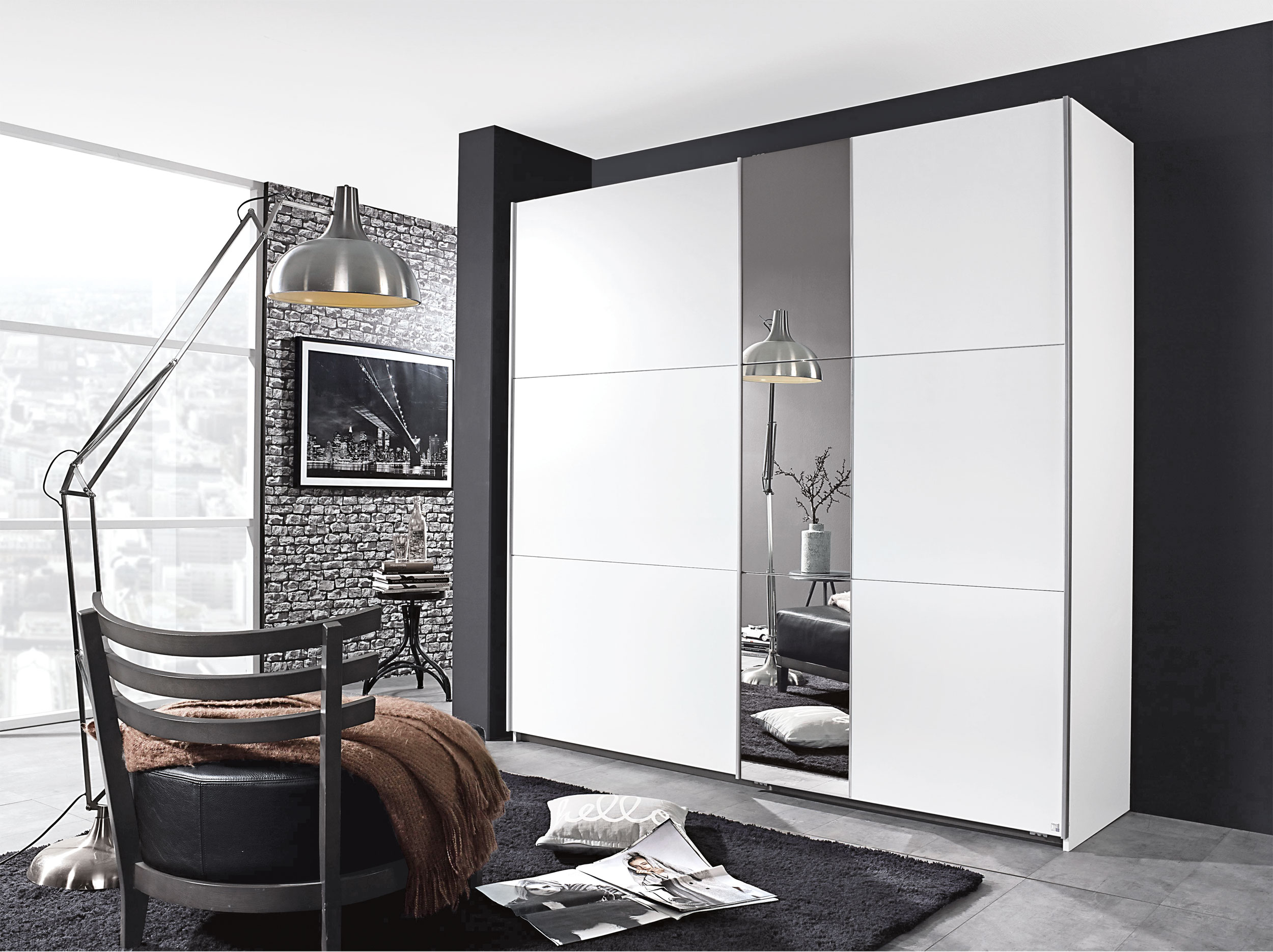 Schwebetürenschrank 2-trg.