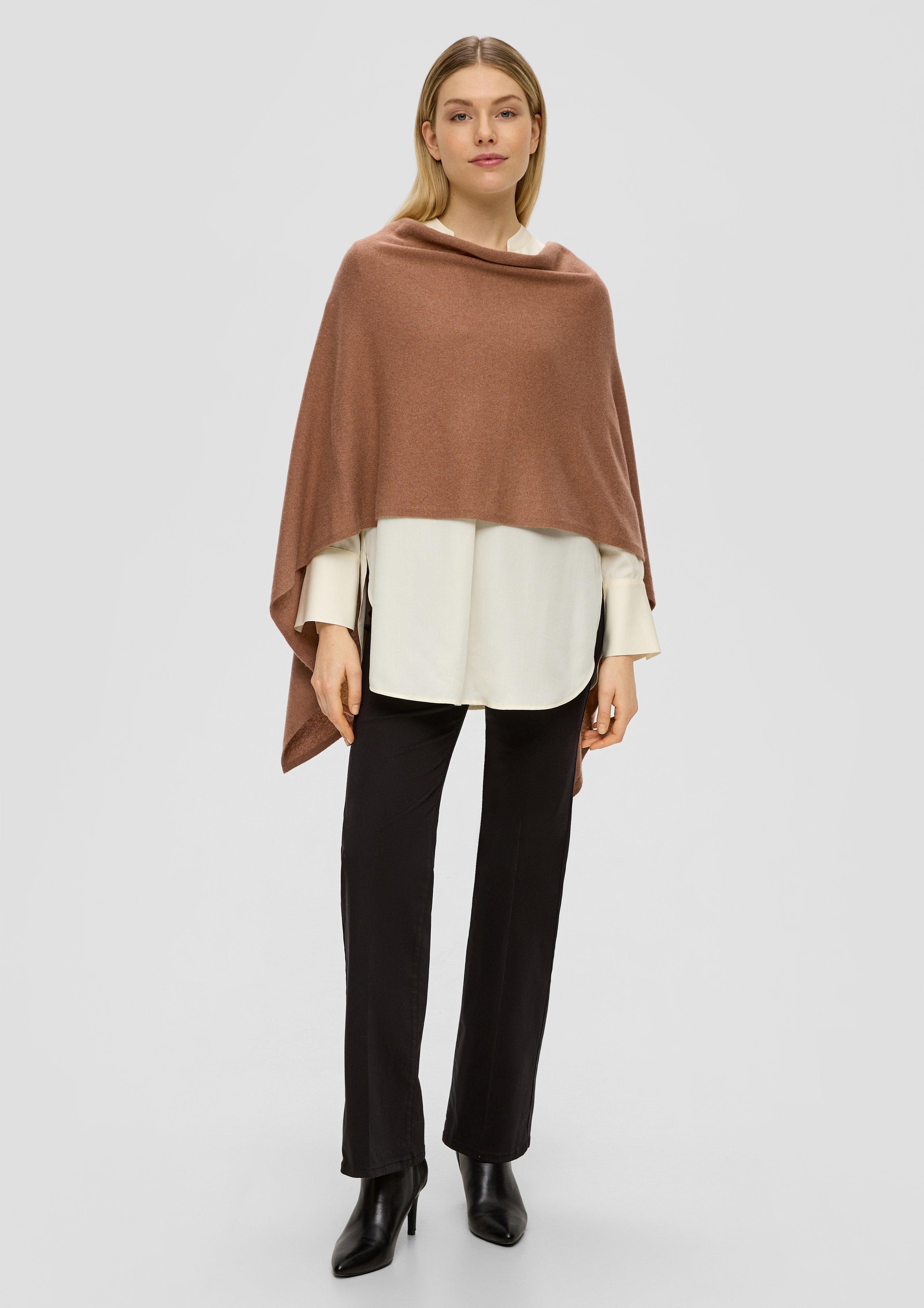 Poncho aus reinem Kaschmir  2155936-2275