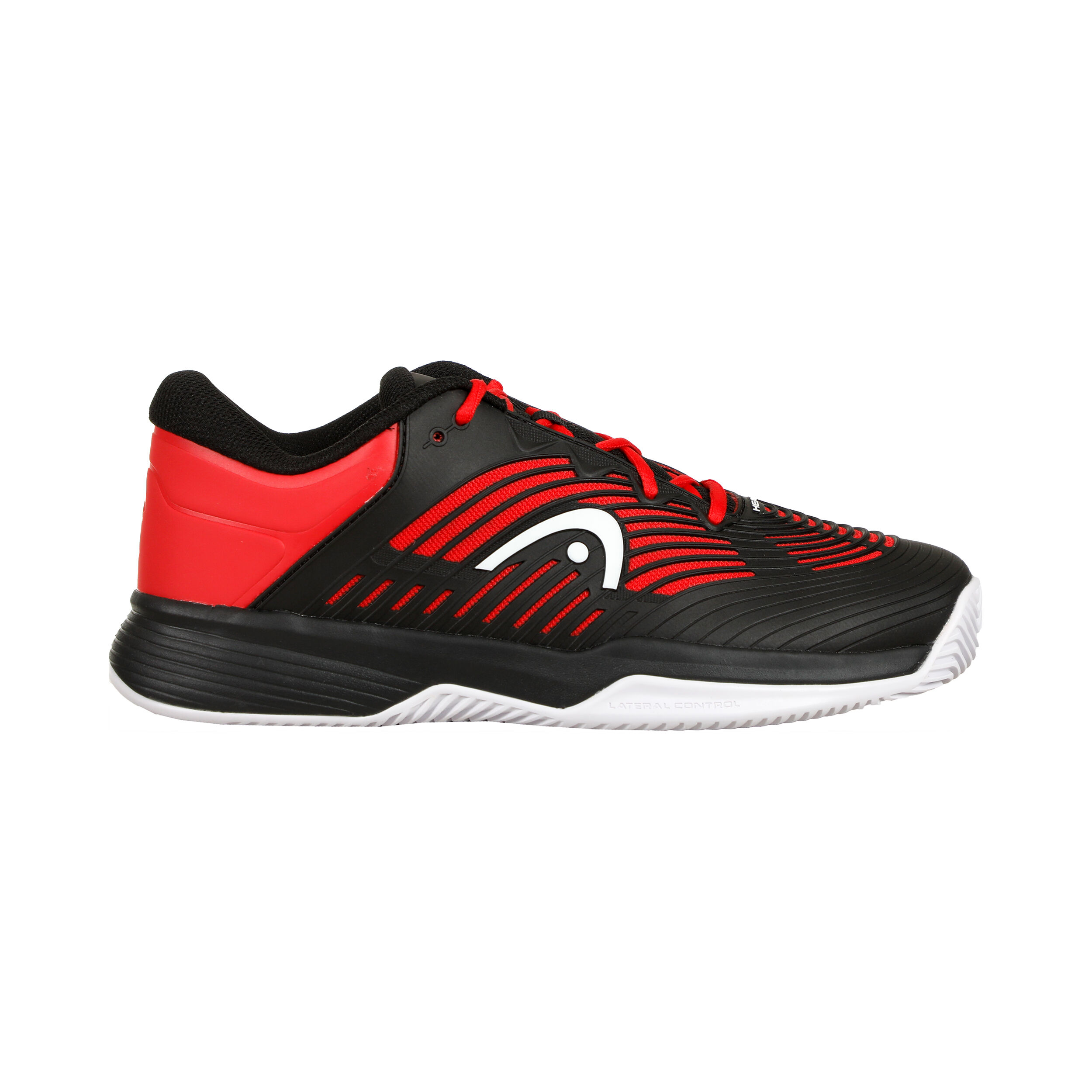 Revolt Pro 4.5 CLAY Sandplatzschuh Kinder - Schwarz, Rot