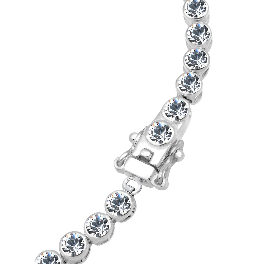 Elli Elli Bracelet Élégant avec des Cristaux Bracelet Femme - (925/1000) Argent Plaqué Bracelet
