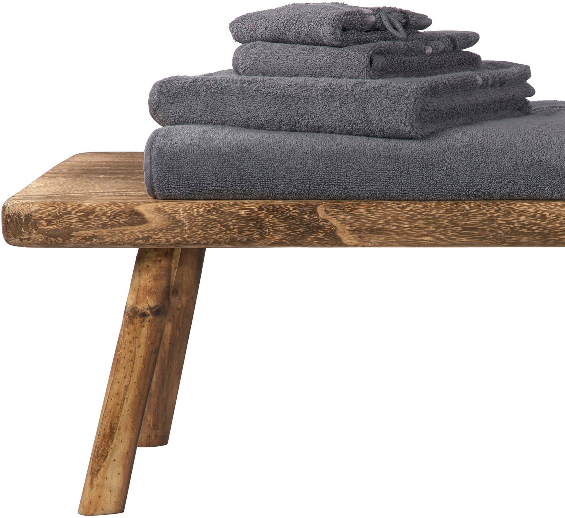 Schiesser Badetücher Skyline Color, Frottier (2-St), mit eleganter Streifenbordüre, MADE IN GREEN by OEKO-TEX®-zertifiziert
