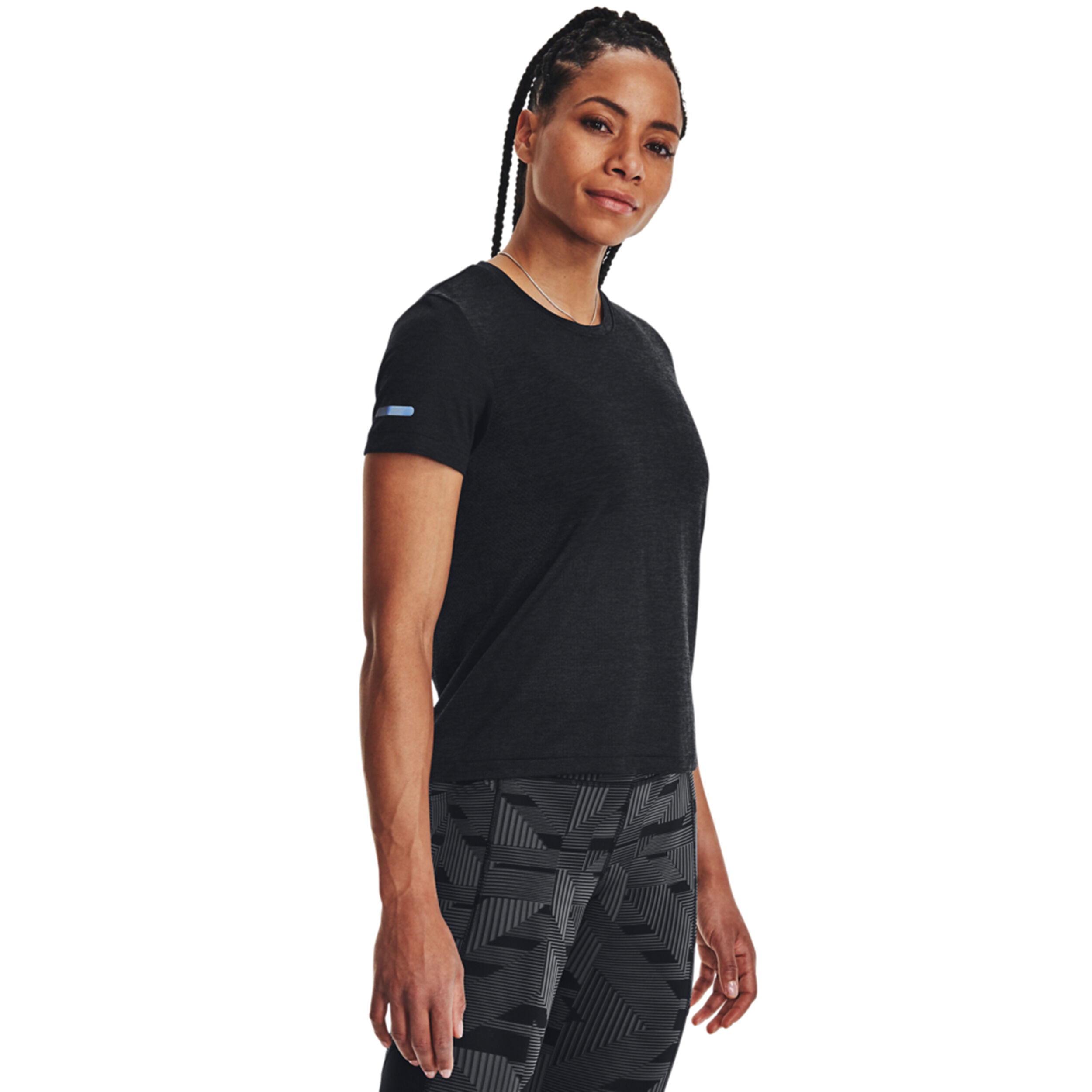 Seamless Stride Laufshirt Damen - Schwarz