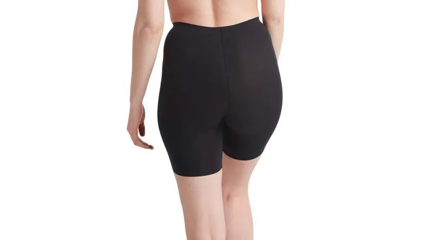 NO-MI Damen figurformende Short Microfaser nahtlos Black