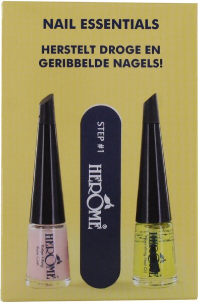 Herôme Nail Essentials Set für trockene und gerillte Nägel Nagelpflegeset