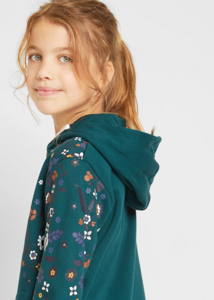 Mädchen Kapuzensweatshirt Bio-Baumwolle