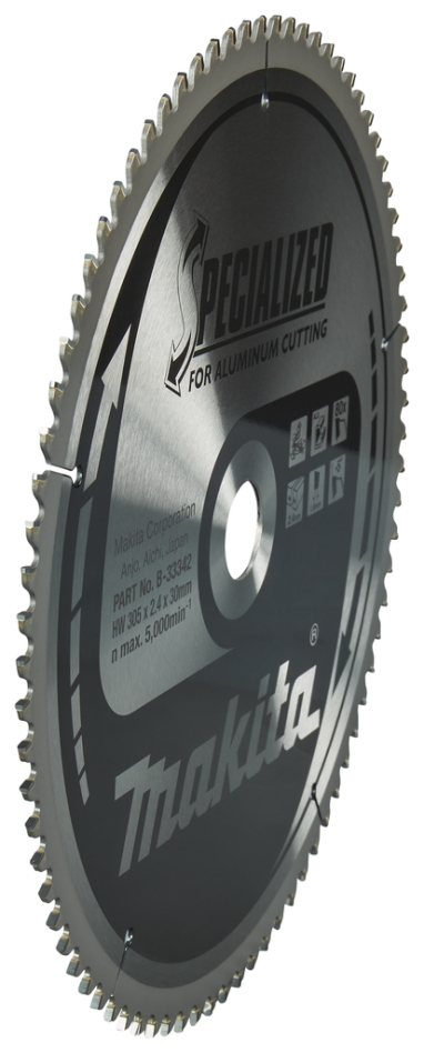 Akcesoria Makita B-33342 Tarcza tnąca Specialized Aluminum TCG 305 x 30 x 2,4 mm T80