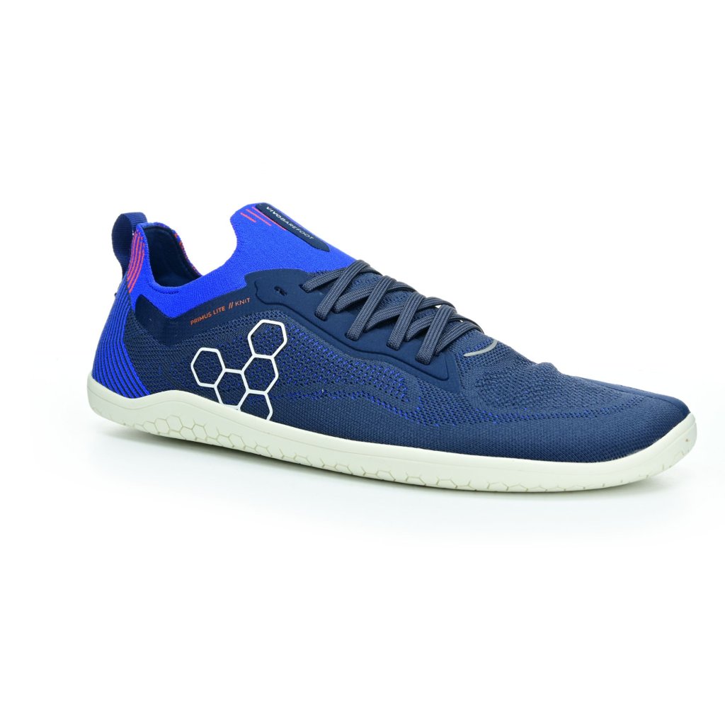 Vivobarefoot Primus Lite Knit M Navy sportliche Barfußschuhe