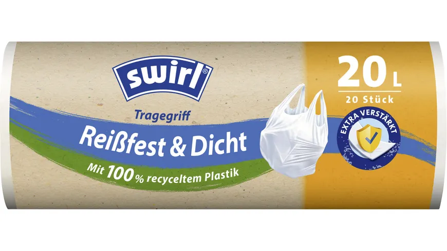 Swirl® Müllbeutel mit Tragegriff 20 L