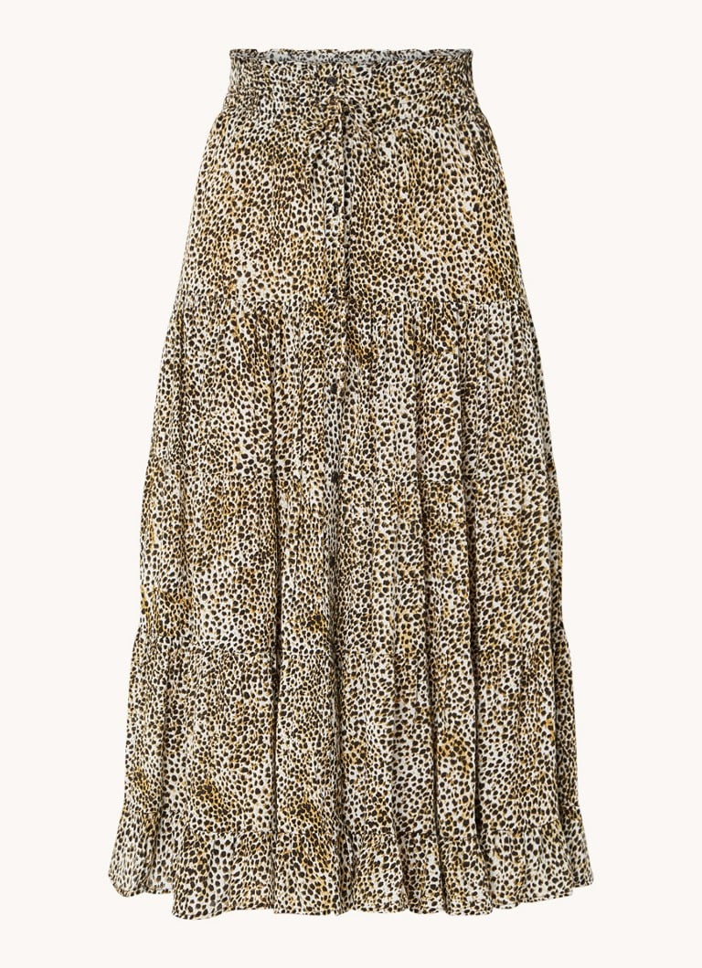 Whistles Midi krokots svārki ar leoparda apdruku