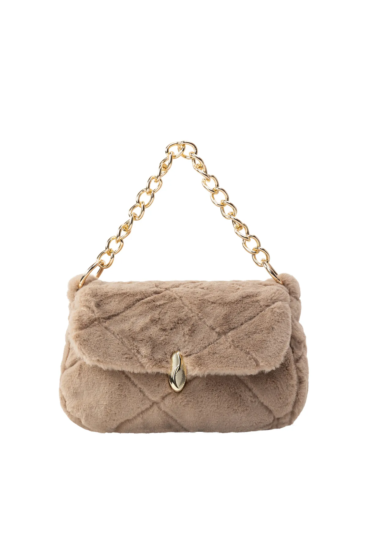 Faina  Schultertasche aus Kunstfell Zitha