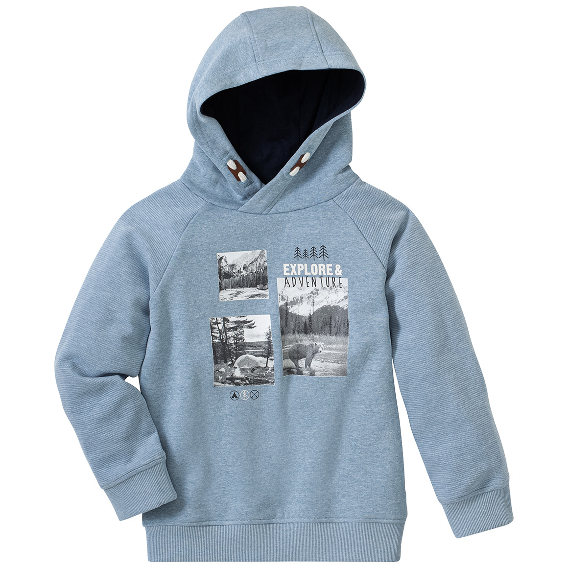 Jungen Hoodie mit Foto-Print