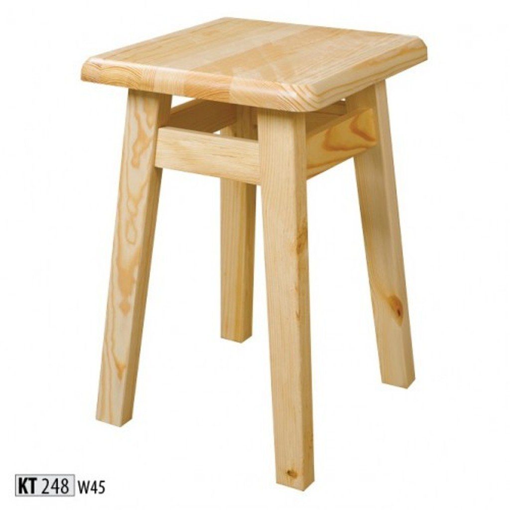 JVmoebel Sitzhocker, Massiv Holz Sitzhocker Hocker Beistelltisch natur Holz Holzhocker