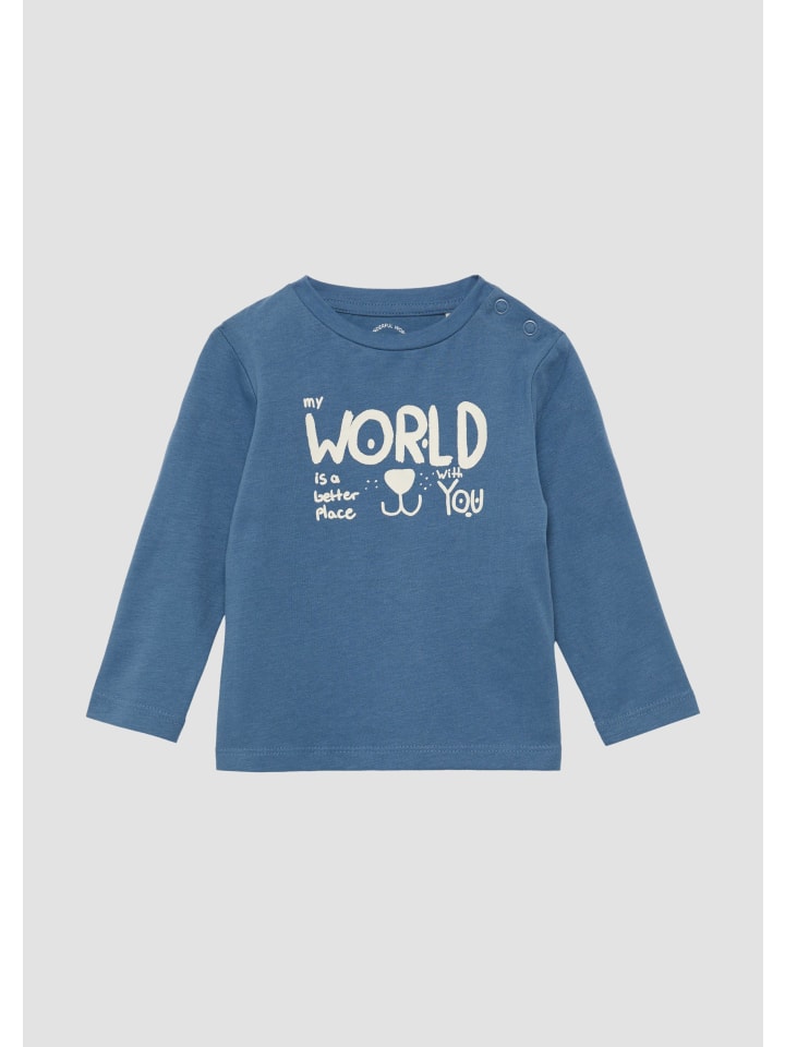 s.Oliver T-Shirt langarm in Blau günstig kaufen 92