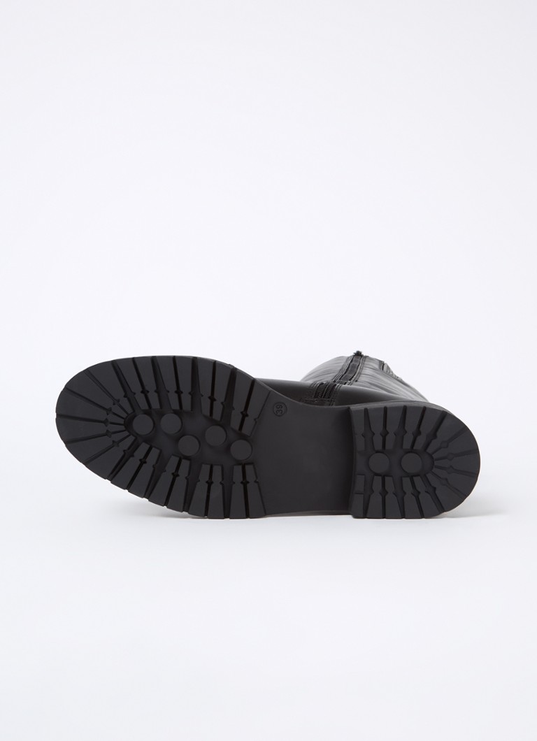 Dune London  Tilings laars van leer