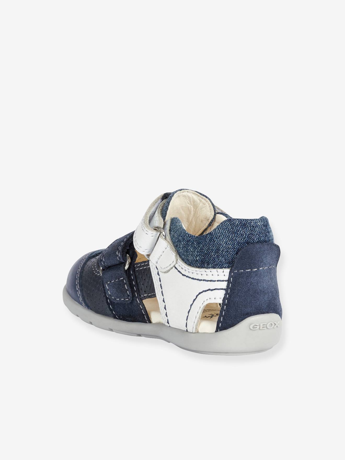 Geox Jungen Baby Sandalen KAYTAN GEOX - marine/weiß