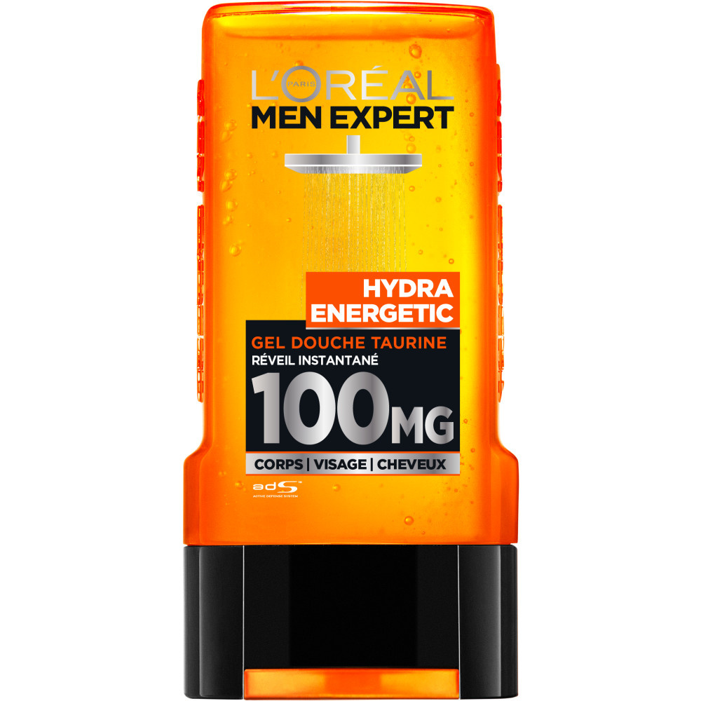 L'Oréal Paris L'Oréal Men Expert Hydra Energetic Gel Douche Anti-fatigue - 300ml Gel Douche Energisant Homme