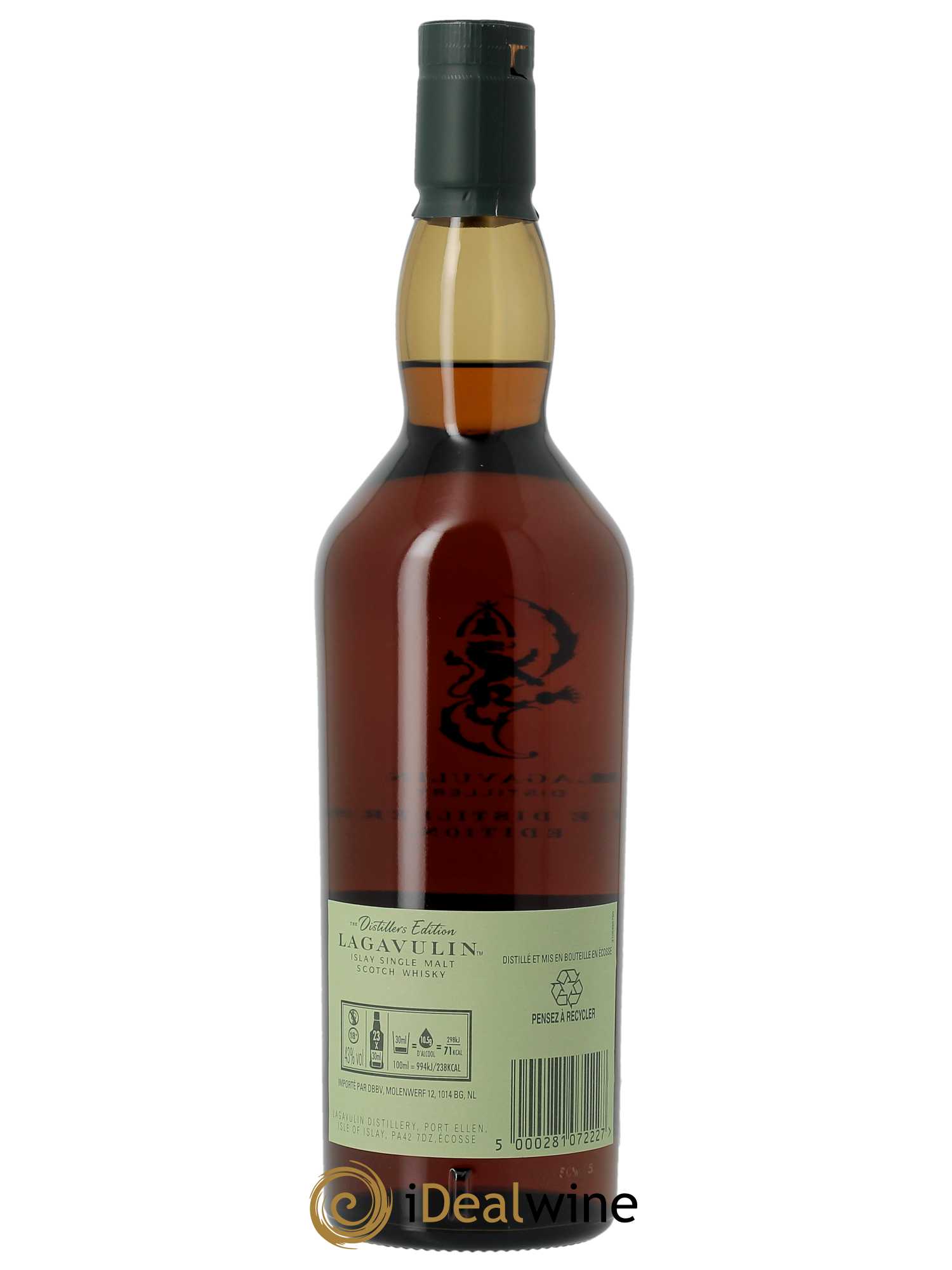 Whisky Lagavulin Single Malt Scotch Distillers Edition   - Lot de 1 Bouteille
