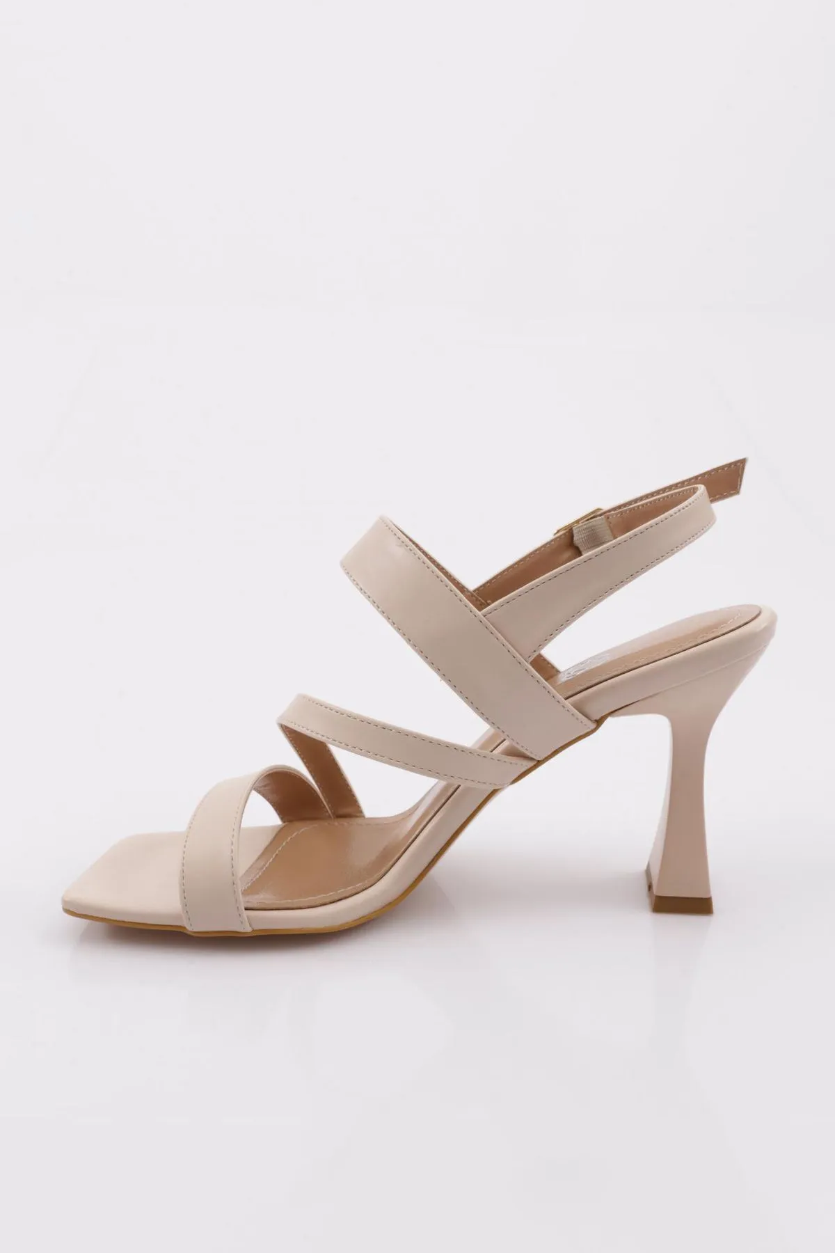 DGN  Pm211-k600 Beige Skin Damenschuhe mit Absatz - Knöchelriemen