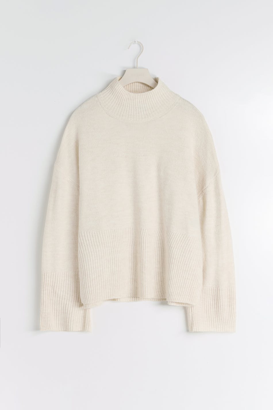 Turtleneck knit sweater