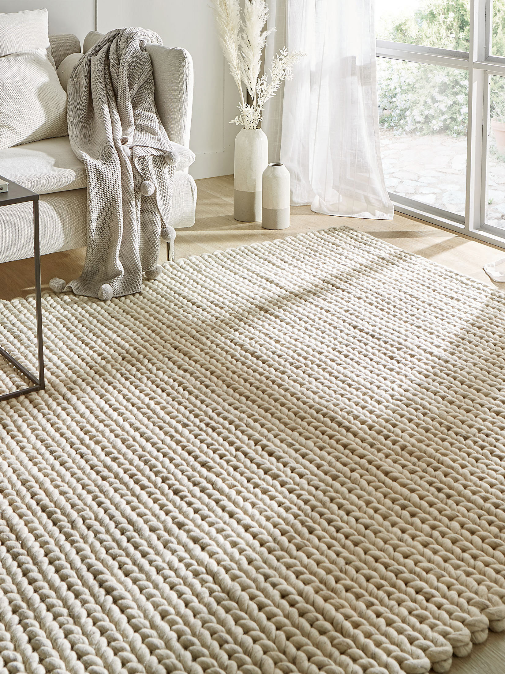 Wool Empire Woll-Teppich, Cream