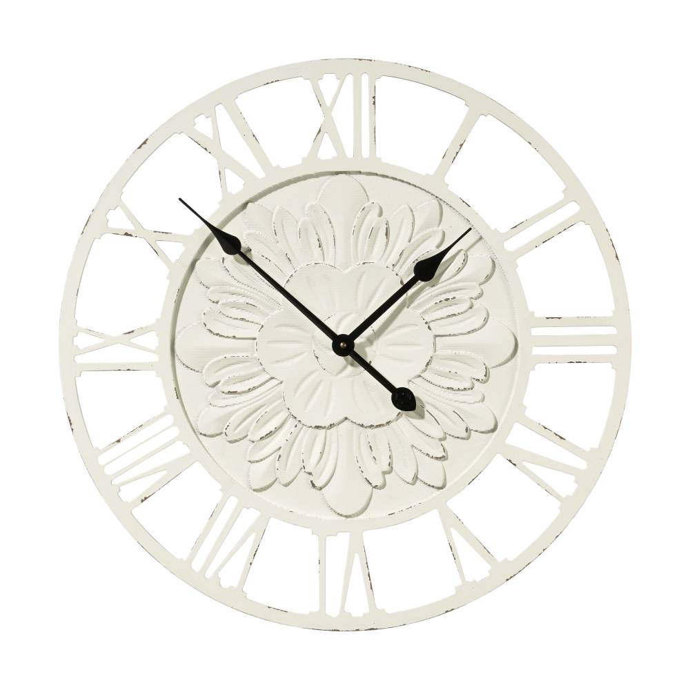 Wanduhr weiß