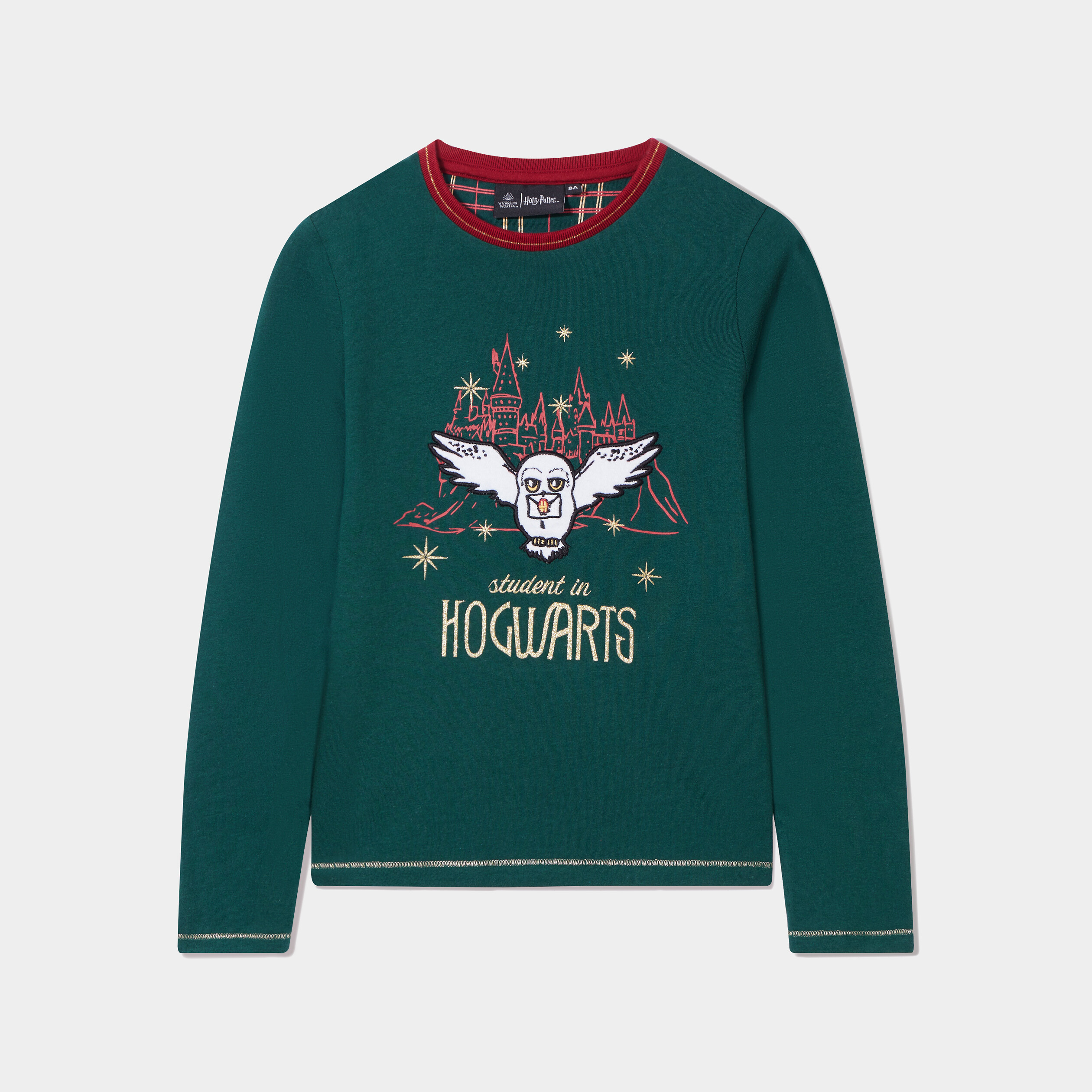 T-shirt manches longues Harry Potter vert fille | La Halle