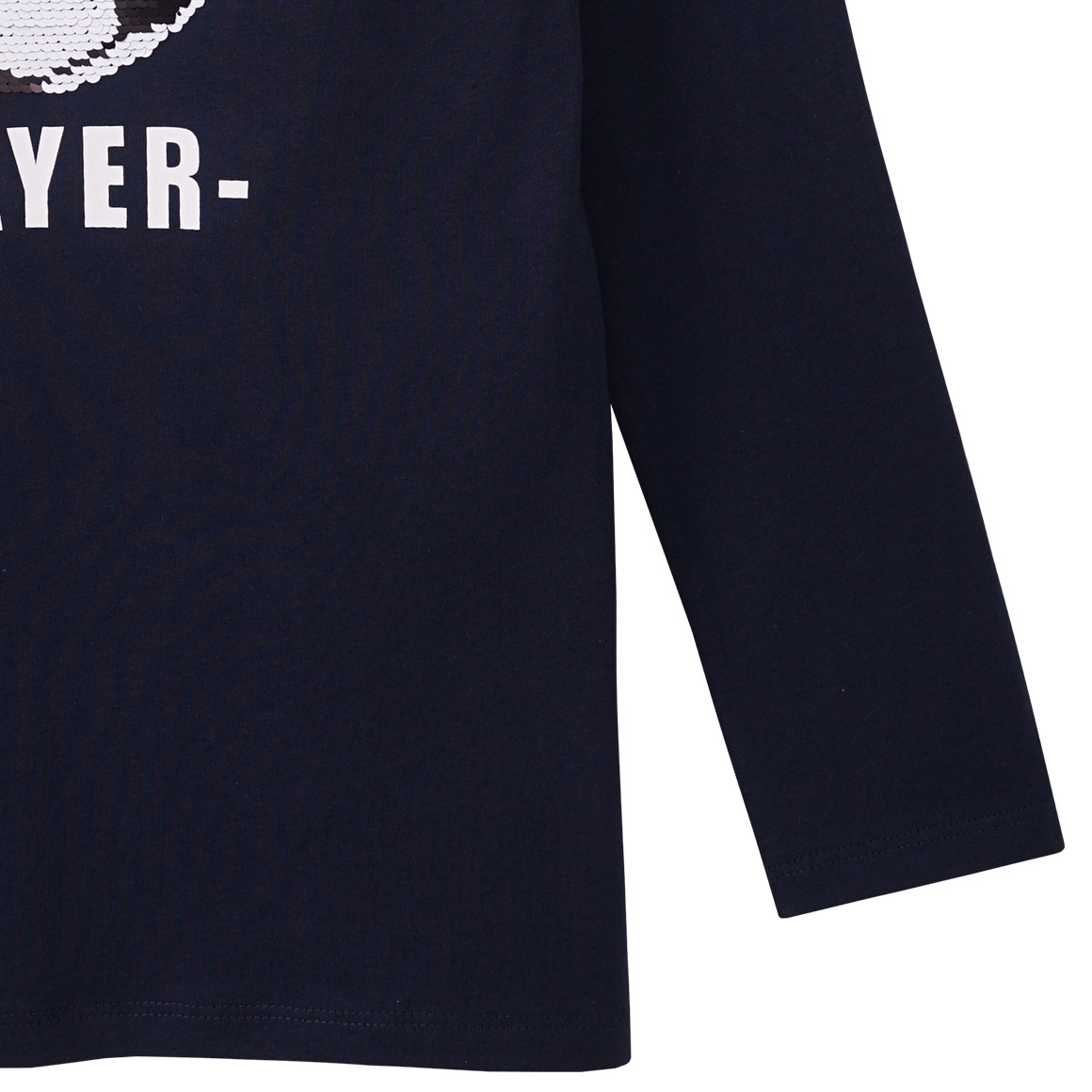 Jungen Langarmshirt mit Wendepailletten