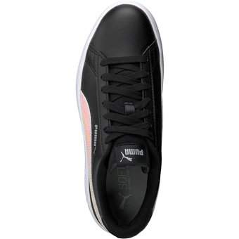 PUMA Smash v2 Holo Jr Sneaker in schwarz