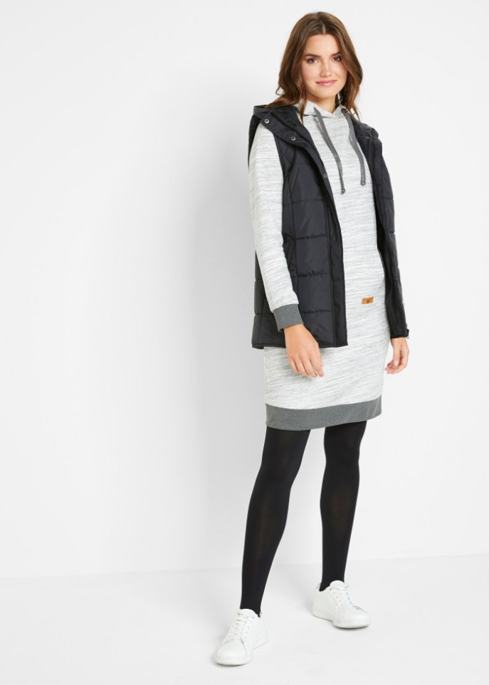 Sweatkleid mit Kapuze